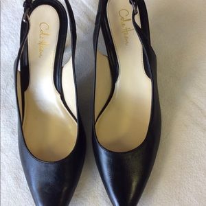 Cole Haan Black sling back size 8B.